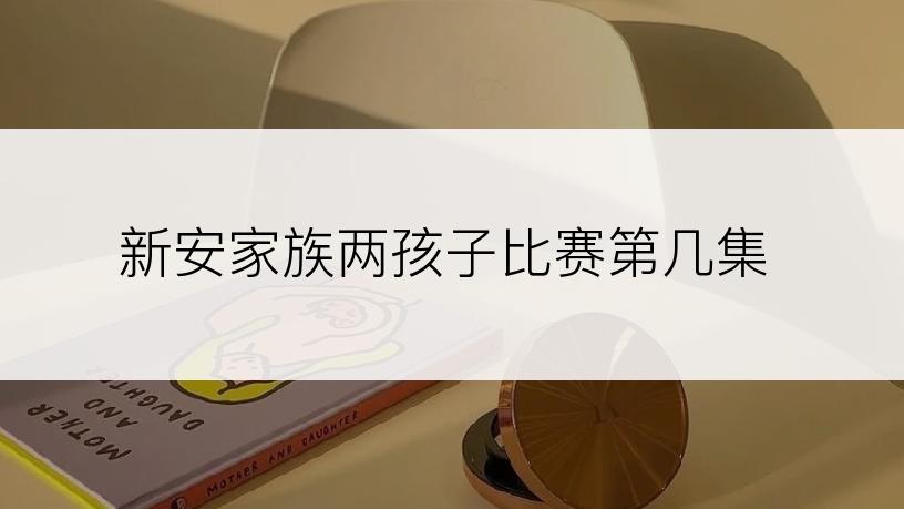 新安家族两孩子比赛第几集