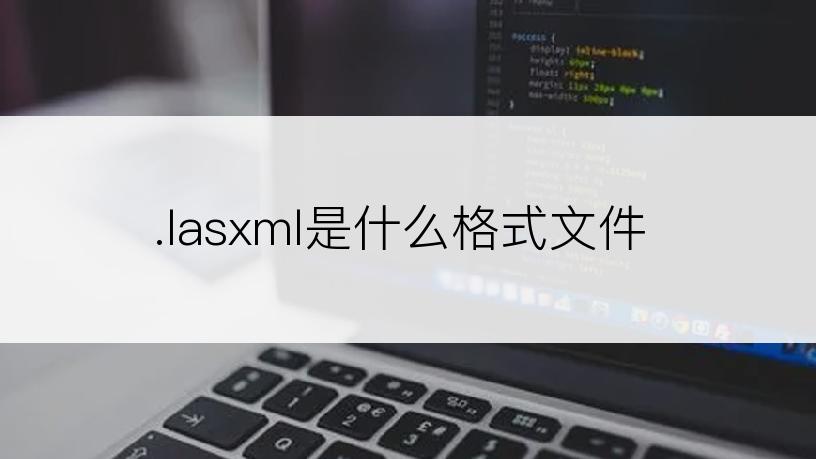.lasxml是什么格式文件