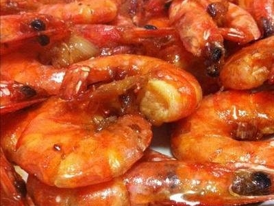 油靠大虾的制作方法