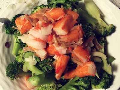 蟹肉西蓝花的制作方法
