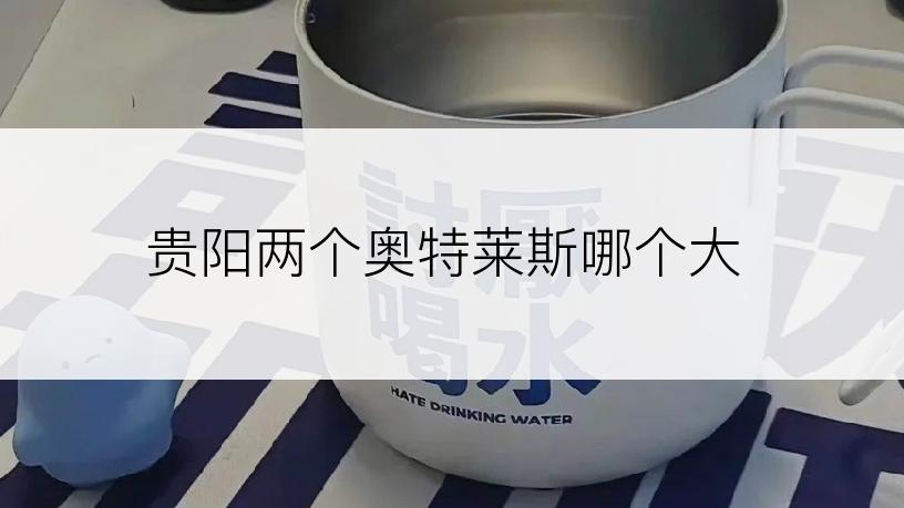 贵阳两个奥特莱斯哪个大