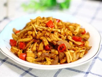 萝卜干炒肉末的制作方法