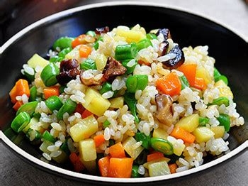 照烧时蔬饭的制作方法