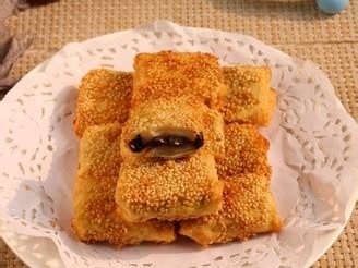 芝麻脆皮年糕的制作方法