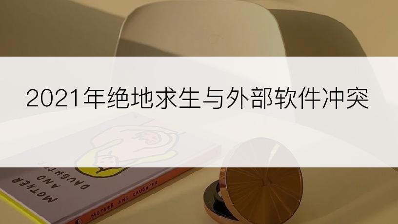 2021年绝地求生与外部软件冲突