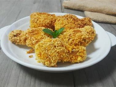 荷叶香酥鸡腿的制作方法