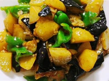 东北地三鲜的制作方法