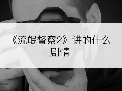 《流氓督察2》讲的什么剧情