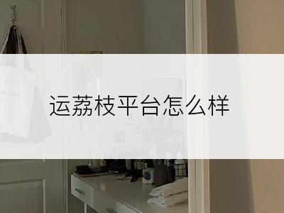 运荔枝平台怎么样