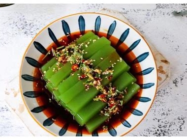 黄瓜凉粉的制作方法