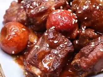山楂烧排骨的制作方法