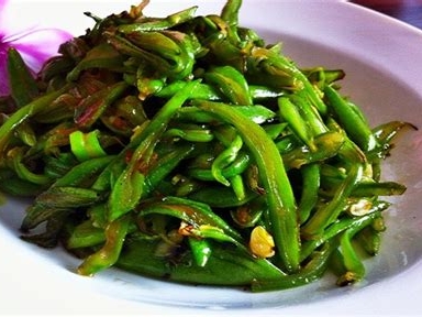 素炒扁豆角的制作方法