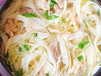 三鲜煮河粉的制作方法