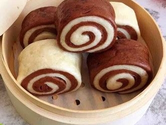双色馒头的制作方法