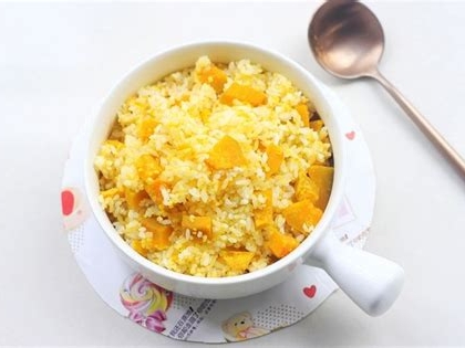 南瓜胚芽米饭的制作方法