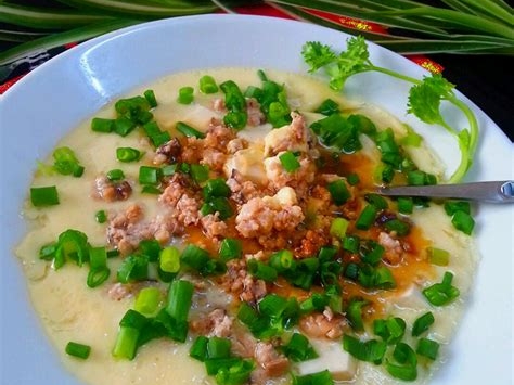 豆腐蒸蛋羹的制作方法