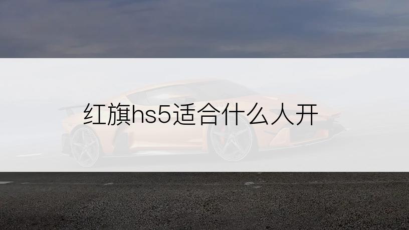 红旗hs5适合什么人开