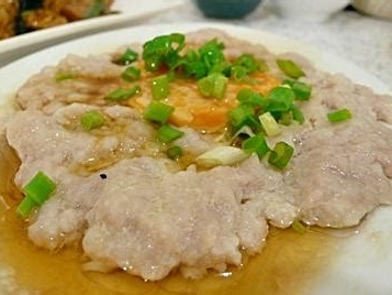 咸蛋黄蒸肉饼的制作方法