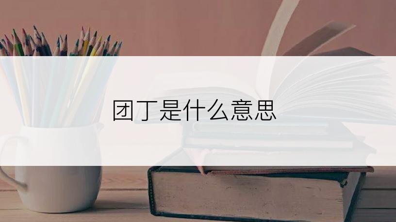 团丁是什么意思