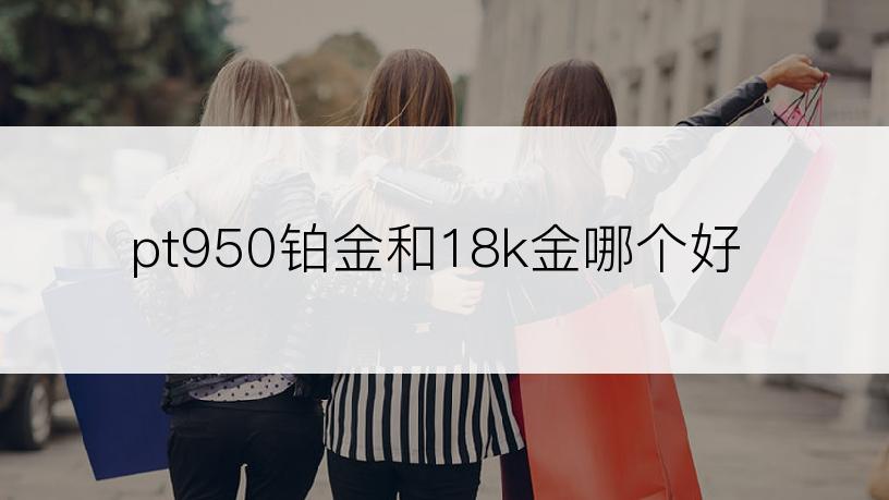 pt950铂金和18k金哪个好