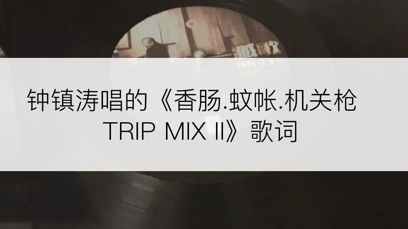 钟镇涛唱的《香肠.蚊帐.机关枪TRIP MIX II》歌词