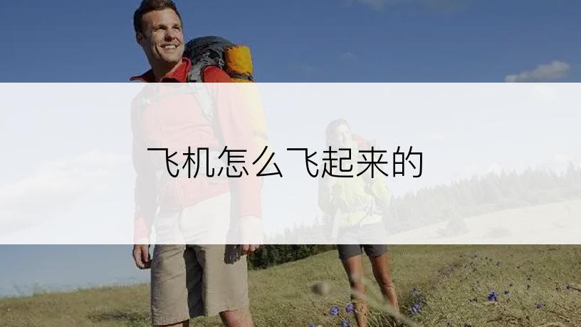 飞机怎么飞起来的