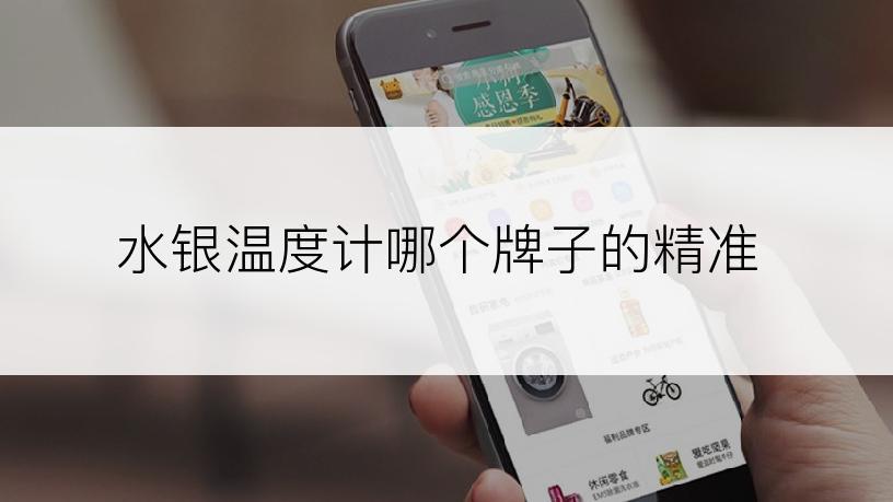 水银温度计哪个牌子的精准