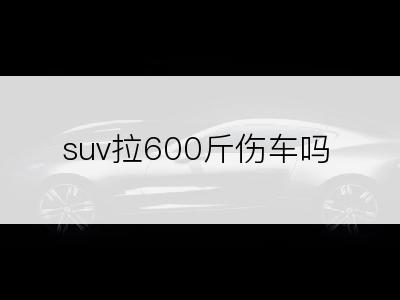 suv拉600斤伤车吗