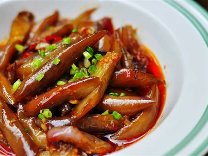 果醋鱼香茄子的制作方法