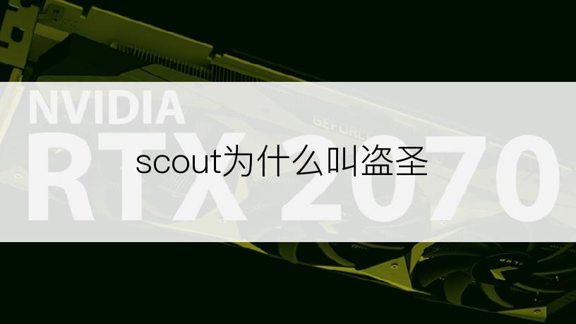 scout为什么叫盗圣