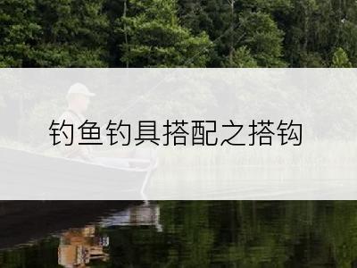 钓鱼钓具搭配之搭钩