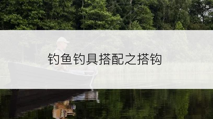 钓鱼钓具搭配之搭钩