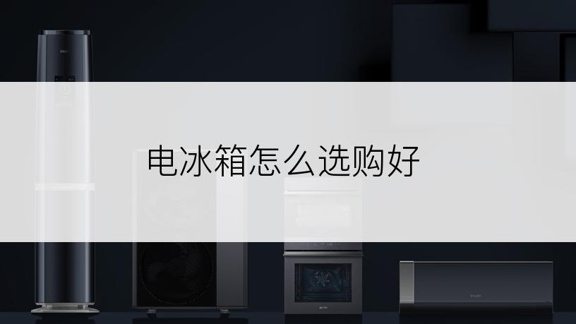 电冰箱怎么选购好