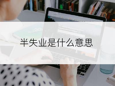 半失业是什么意思