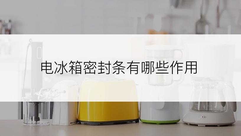 电冰箱密封条有哪些作用