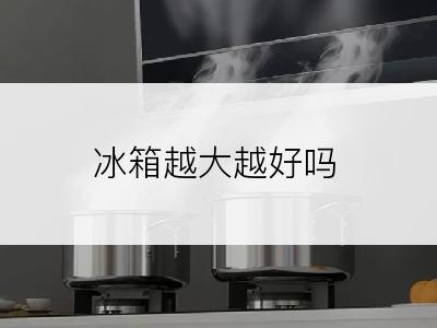 冰箱越大越好吗