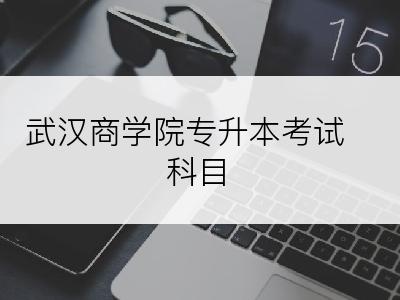 武汉商学院专升本考试科目