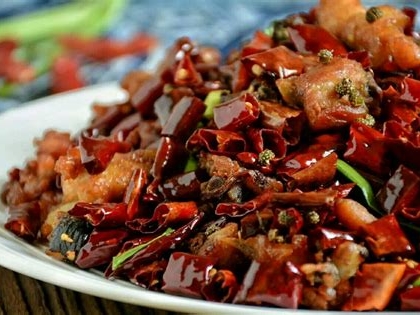 辣子鸡的制作方法