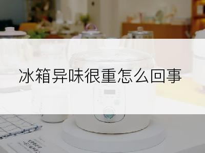 冰箱异味很重怎么回事