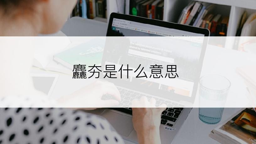 麤夯是什么意思