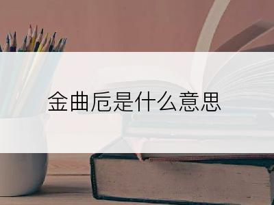 金曲卮是什么意思