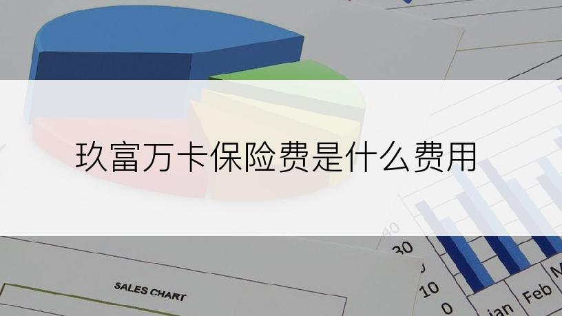 玖富万卡保险费是什么费用