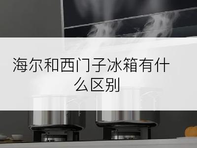 海尔和西门子冰箱有什么区别