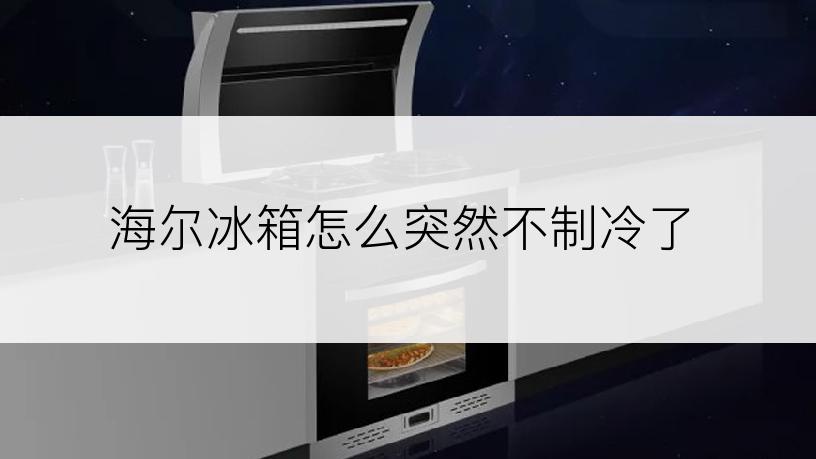 海尔冰箱怎么突然不制冷了