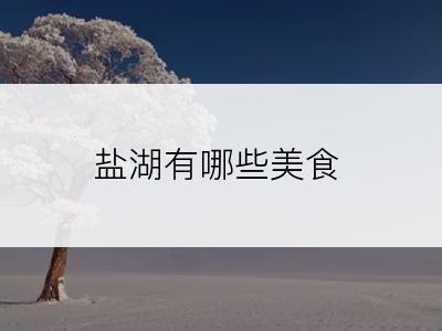 盐湖有哪些美食