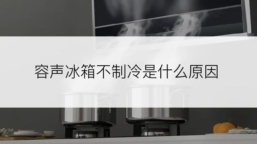 容声冰箱不制冷是什么原因