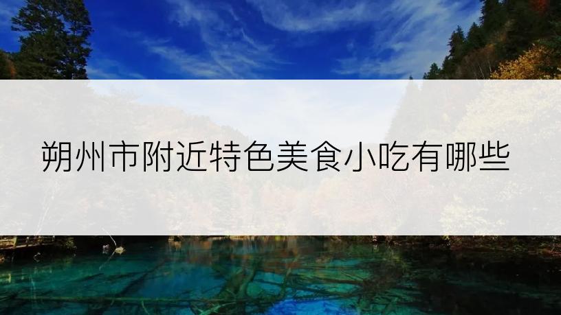朔州市附近特色美食小吃有哪些