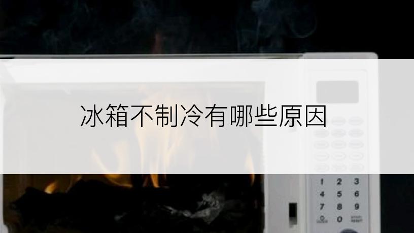 冰箱不制冷有哪些原因