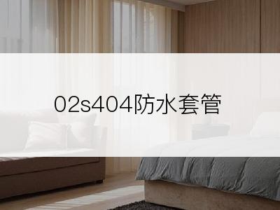 02s404防水套管