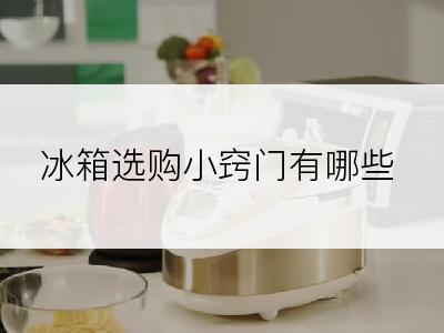 冰箱选购小窍门有哪些